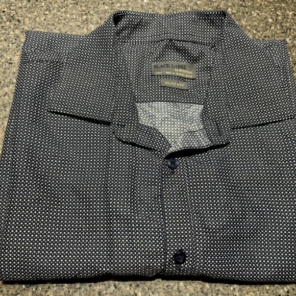 Black Label by Ruffini Men's Button-up Shirt - Size Med (MS001) - Picture 3 of 4